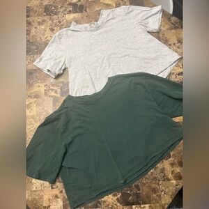 TNA & Wilfred bundles Gray and Green T-Shirts Crop small